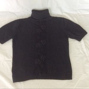 Black Turtleneck Sweater